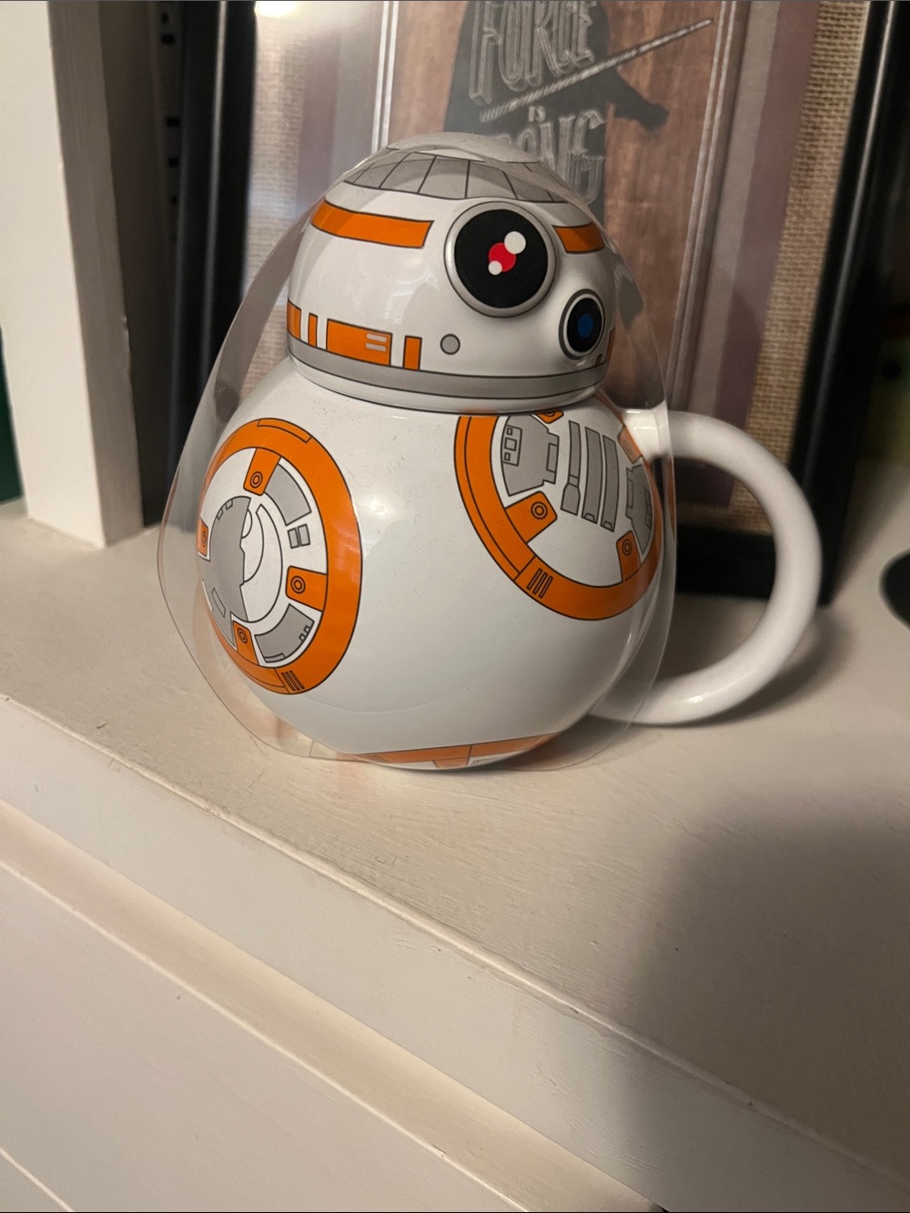 Star Wars BB-8 White & Orange Ceramic Mug/Tea Pot with Dome Lid